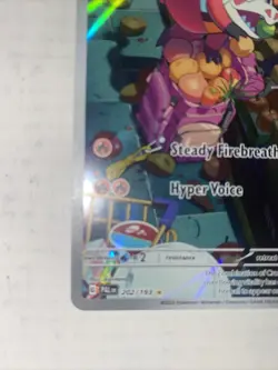 Pokemon TCG Paldea Evolved Crocalor 202/193 Illustration Rare Near Mint - Image 3