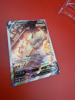 Pokemon TCG Flareon V SWSH179 Promo Full Art Holo NM - Image 3