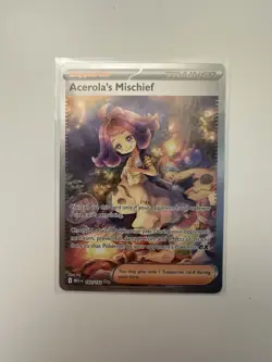 Acerola’s Mischief SIR 183/132 - Pokemon Mega Evolutions - NM - Image 1