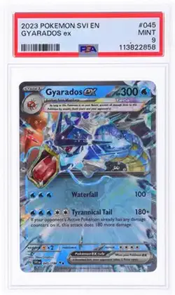 2023 Pokemon Gyarados ex 045/198 SV01: Scarlet & Violet Holo PSA 9 Mint - Image 1