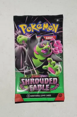 1x Pokemon Shrouded Fable Sealed Booster Pack Scarlet Violet Random Pack Art - Image 1