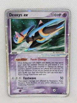 Deoxys ex (Speed Forme) 93/106 Emerald Holo Ultra Rare Pokemon TCG Nintendo - Image 1