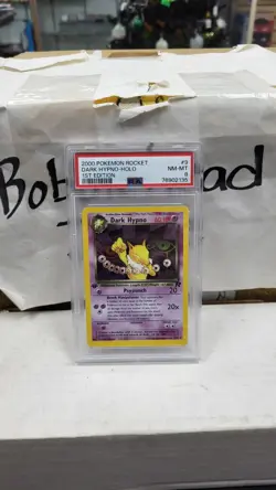 2000 DARK HYPNO 1ST EDITION HOLO FOIL TEAM ROCKET POKEMON TCG PSA 8 NM-MT #9/82 - Image 1