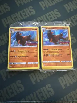 Pokemon SEALED Mudsdale SM20 Guardians Rising Prerelease Promo Pack x2 - Image 1