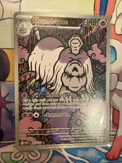 Pokemon TCG Houndstone 145/132 Illustration Rare Mega Evolution MINT/Near Mint - Image 1