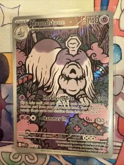 Pokemon TCG Houndstone 145/132 Illustration Rare Mega Evolution MINT/Near Mint - Image 2