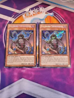 Yugioh - Evilswarm Thunderbird HA07-EN051 NM 1st ed Secret Rare x2 - Image 1
