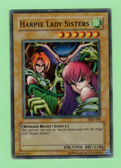 YUGIOH - HARPIE LADY SISTERS *SUPER RARE* MRD-009 (188) - Image 1