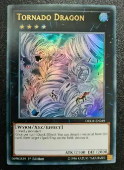 ( TORNADO DRAGON ) - Ultra Rare - DUDE-EN019 - 1st NM - Yu-Gi-Oh Duel Devastator - Image 1
