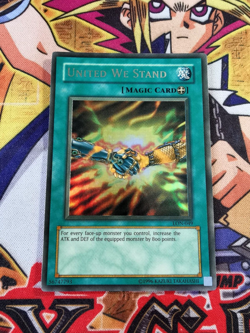 United We Stand lon-049 *LIGHT FADE* Unltd Ed (NM+) Ultra Rare Yu-Gi-Oh! - Image 1
