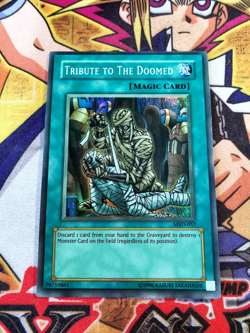 Tribute to The Doomed mrd-057 Unltd Ed (NM) Super Rare Yu-Gi-Oh! - Image 1