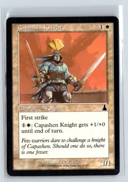 (3X) Capashen Knight Urza's Destiny Common - MTG Magic the Gathering Card - Image 1