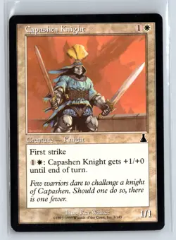 (3X) Capashen Knight Urza's Destiny Common - MTG Magic the Gathering Card - Image 3