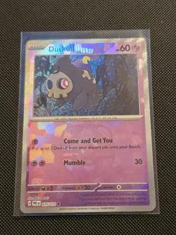 Pokemon TCG Duskull Master Ball Reverse Holo Prismatic Card 035/131 Evolutions - Image 1