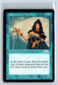 (2X) Keeper of the Mind Exodus Uncommon - MTG Magic the Gathering Card - Image 1