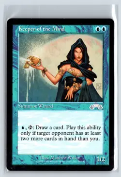 (2X) Keeper of the Mind Exodus Uncommon - MTG Magic the Gathering Card - Image 3