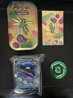 Pokemon Card Lot Bundle +75 Cards, Tin Case W/Coin + Card, 3 Unused Code Cards - Image 4
