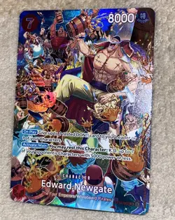 One Piece TCG Edward Newgate ST15-002 Super Rare Card NM/M *VERY CLEAN* - Image 1