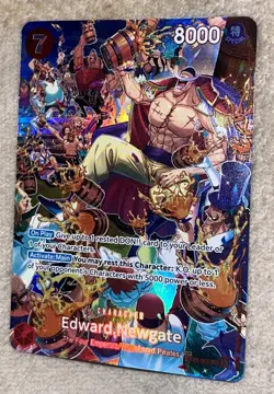 One Piece TCG Edward Newgate ST15-002 Super Rare Card NM/M *VERY CLEAN* - Image 5