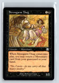 (2X) Strongarm Thug - Mercadian Masques - MTG Magic the Gathering Card - Image 1