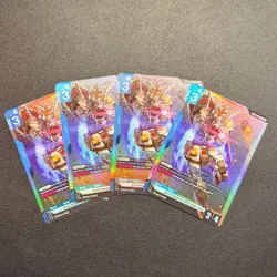 NEW! Gundam x4 Play Set - NM - Gundam Card Game TCG [ST01-001] - Image 1