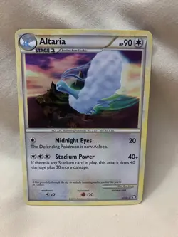 Pokemon Card - Altaria 2/102 HS Triumphant NM Rare Holo - Image 1