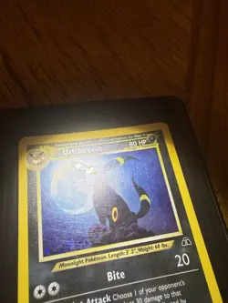 Pokemon TCG Umbreon Neo Discovery Holo Rare Card 13/75 - Image 3