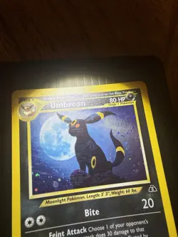 Pokemon TCG Umbreon Neo Discovery Holo Rare Card 13/75 - Image 4
