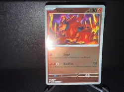Volcanion 025 2025 Pokemon Mega Evolution Reverse Holo Card NM+ - Image 1