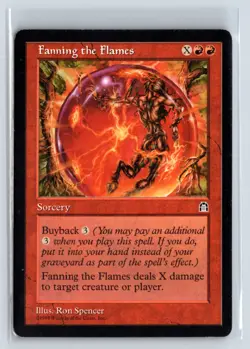 (2X) Fanning the Flames Stronghold Uncommon - MTG Magic the Gathering Card - Image 1
