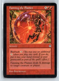 (2X) Fanning the Flames Stronghold Uncommon - MTG Magic the Gathering Card - Image 3