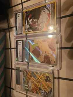 POKEMON TCG 3 GRADED CARD LOT INCLUDING 2 10S. - Image 2