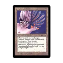 WOTC MtG Arabian Nights Jeweled Bird (U3) EX - Image 1