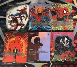 Mtg Magic Spider-Man Lot Of 6 Cards - Including Spider-man & Venom - Non Foil - Image 1