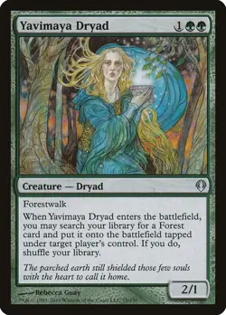 Yavimaya Dryad - Archenemy - Magic The Gathering - MTG - Image 1