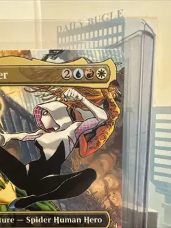 Gwen Stacy (0202) Borderless Marvel Spider-Man MTG Non-Foil Near Mint Magic - Image 5