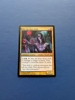 MTG Nin, the Pain Artist: Commander #213 - NM-MT - Image 1