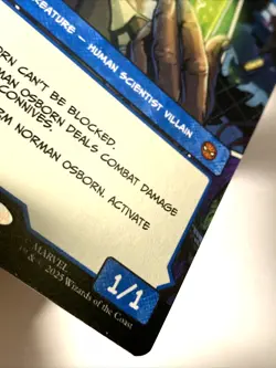 MTG Norman Osborn (Borderless) Marvel's Spider-Man 220 NM - Image 3