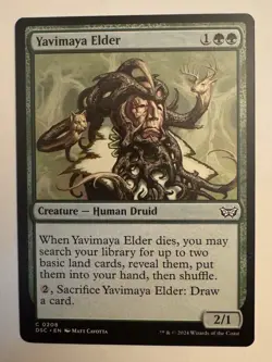Yavimaya Elder #208 (NM) Duskmourn DSC Magic MTG - Image 1