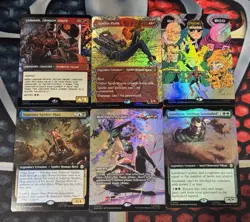 Mtg Magic Spider-Man Lot Of 6 Cards Rare - Foil - Include Spider Punk & Hex - Image 1