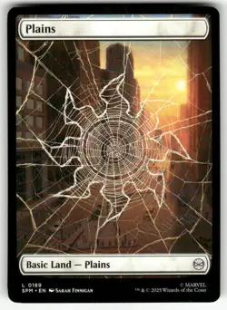 PLAINS #189 (LAND) MTG MARVEL'S SPIDER-MAN - Image 1
