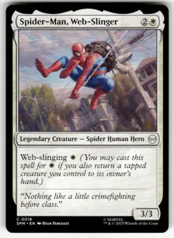 SPIDER-MAN, WEB-SLINGER #16 (COMMON) MTG MARVEL'S SPIDER-MAN - Image 1