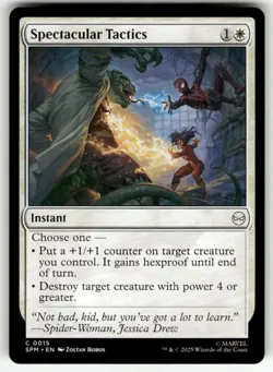 SPECTACULAR TACTICS #15 (COMMON) MTG MARVEL'S SPIDER-MAN - Image 1