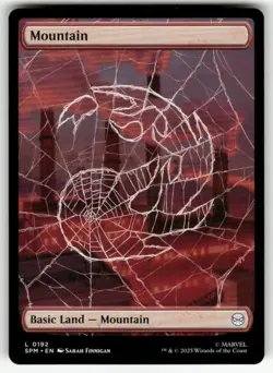 MOUNTAIN () #192 (LAND) MTG MARVEL'S SPIDER-MAN - Image 1