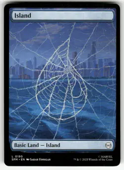 ISLAND #190 (LAND) MTG MARVEL'S SPIDER-MAN - Image 1