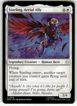 STARLING, AERIAL ALLY #18 (COMMON) MTG MARVEL'S SPIDER-MAN - Image 1