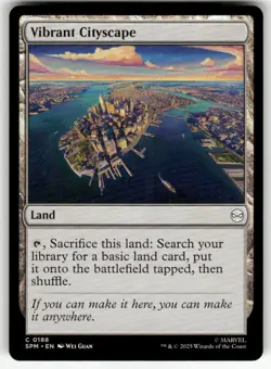 VIBRANT CITYSCAPE #188 (COMMON) MTG MARVEL'S SPIDER-MAN - Image 1