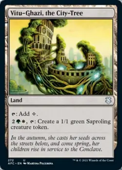 Vitu-Ghazi, the City-Tree - Near Mint MTG Commander 2021 Forgotten Realms - Image 1