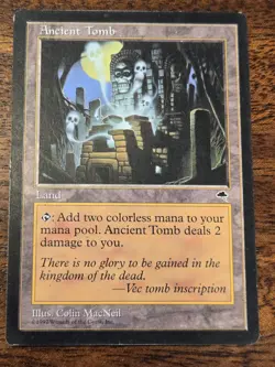Ancient Tomb Tempest MTG Magic the Gathering - Image 1