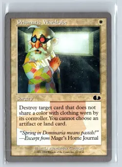 PRISMATIC WARDROBE - MTG Magic the Gathering Card - Unglued - Common - Image 1